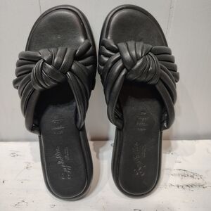 Seychelles Simply The Best‎ Black Slide Sandals Size 7